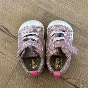 See Kai Run Sparkly Pink Kids Sneakers